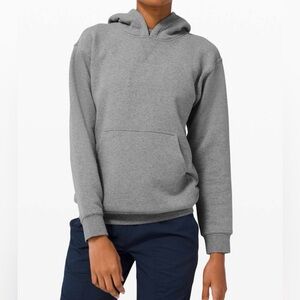 lululemon All Yours Hoodie *Fleece in Heather Medium Core Grey - Size 10